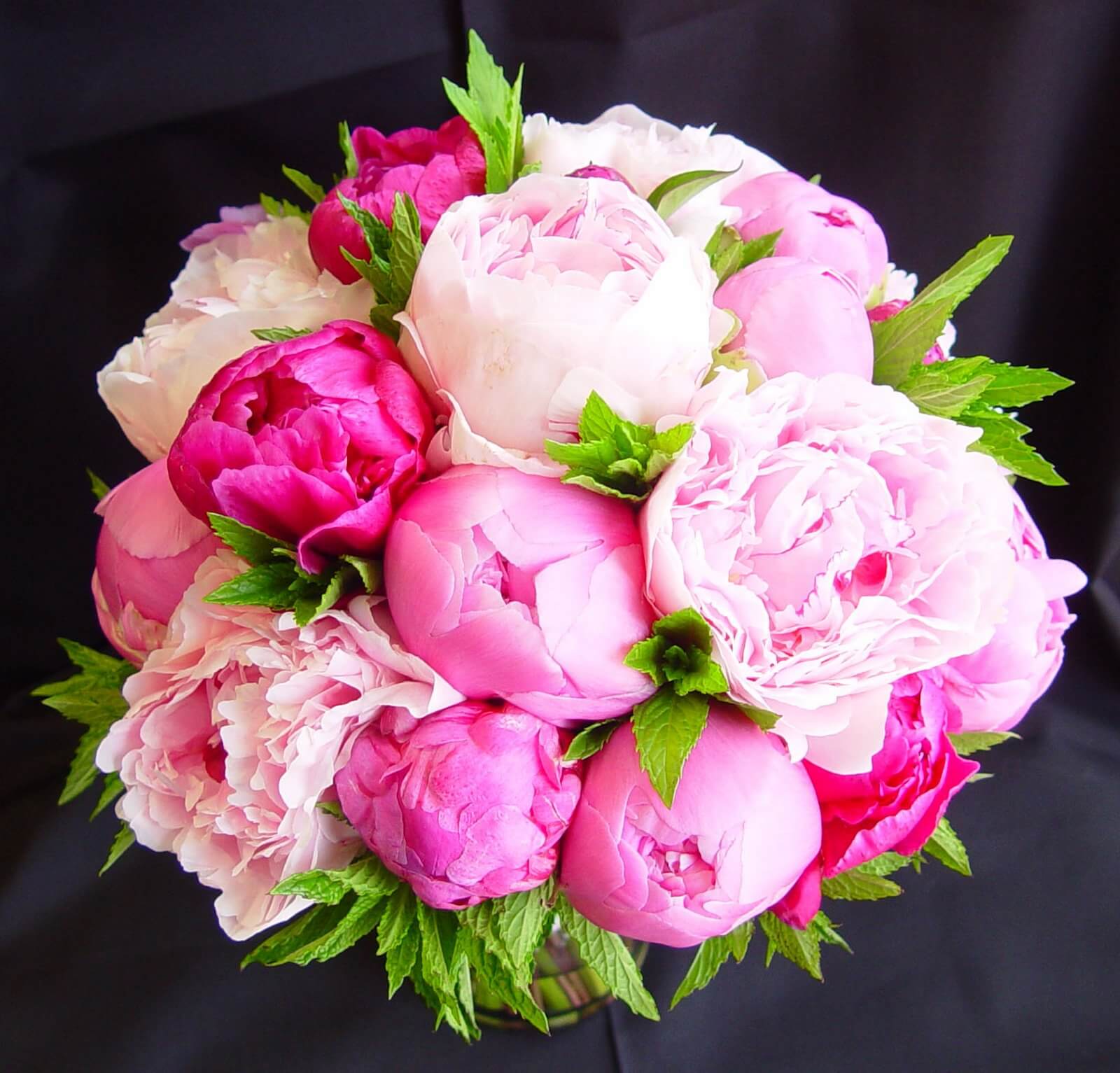 Pink Peony Spring Wedding Bouquet